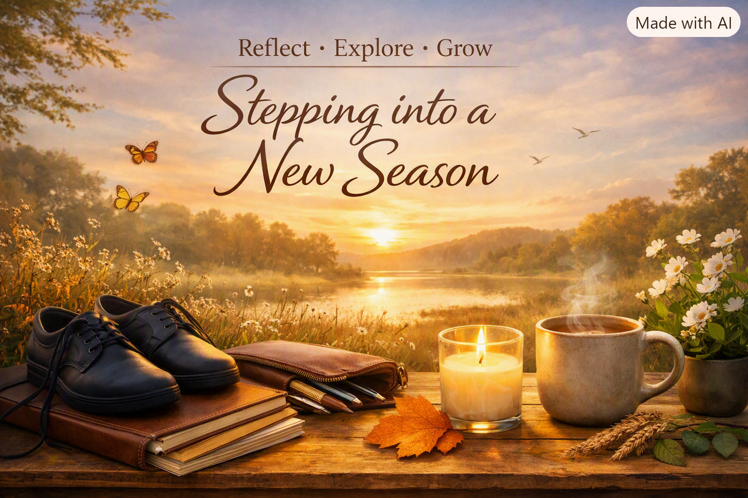 Stepping into a New Season - Reflect • Explore • Grow